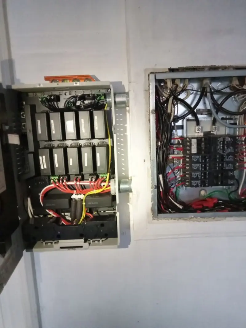 Electrical panel upgrade completed for Indoor Lighting Installation in Bunkie